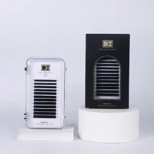 Extensions de Cils Plats DE® – 12 Rangées – Longueurs Mixtes (8 à 13 mm)