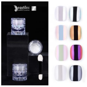 Poudre Pigment Miroir Beautilux – Effets Moonstone, Unicorn & Chameleon