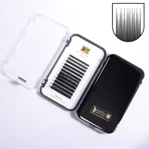 Extensions de Cils Camelia DE® – 12 Rangées – Longueurs Mixtes (8 à 14 mm)